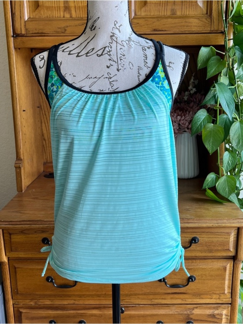 ZeroXposur‎ Tankini Bikini Swimsuit Top Tank XS